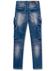 Amicci Cassara Cargo Jeans Blue