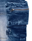Amicci Cassara Cargo Jeans Blue