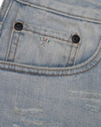 Adrano Light Blue Carpenter Shorts