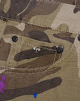 Flavio Beige Camo Shorts