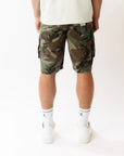 Flavio Green Camo Shorts