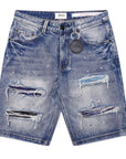Sanko Mid Blue Shorts