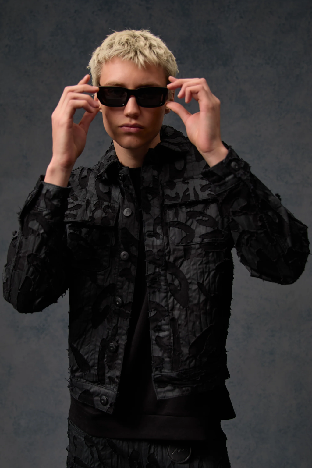 Amicci Geragio Denim Jacket Black