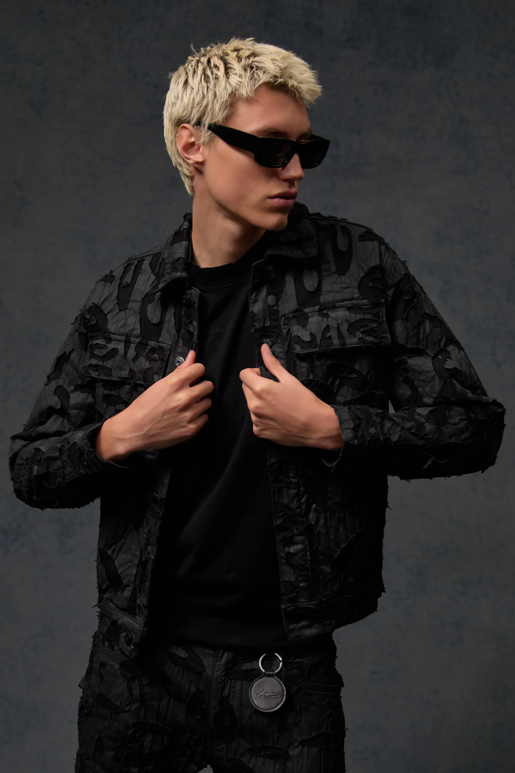 Amicci Geragio Denim Jacket Black