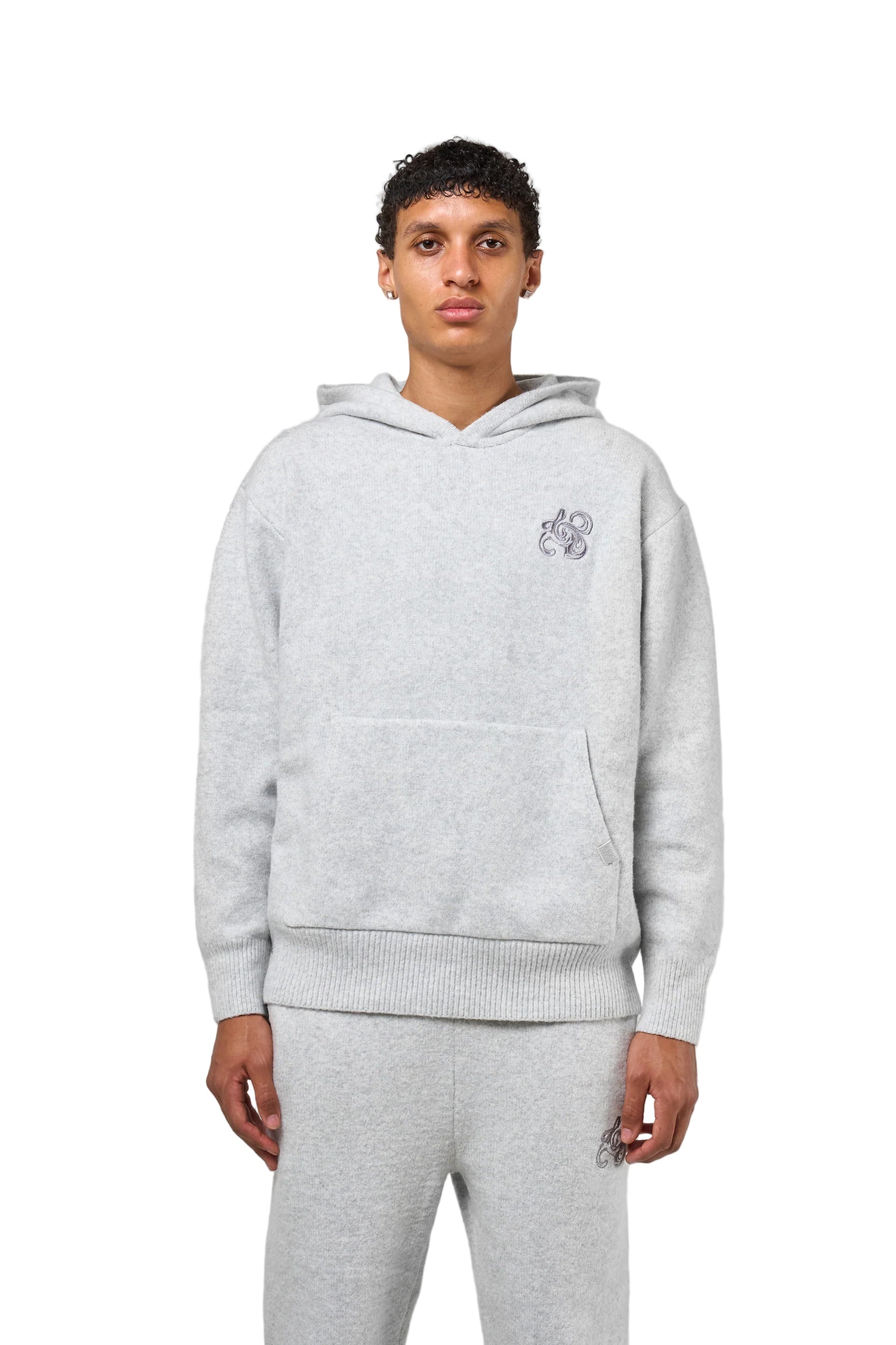 AMOS Knitted Set Licht Grijs