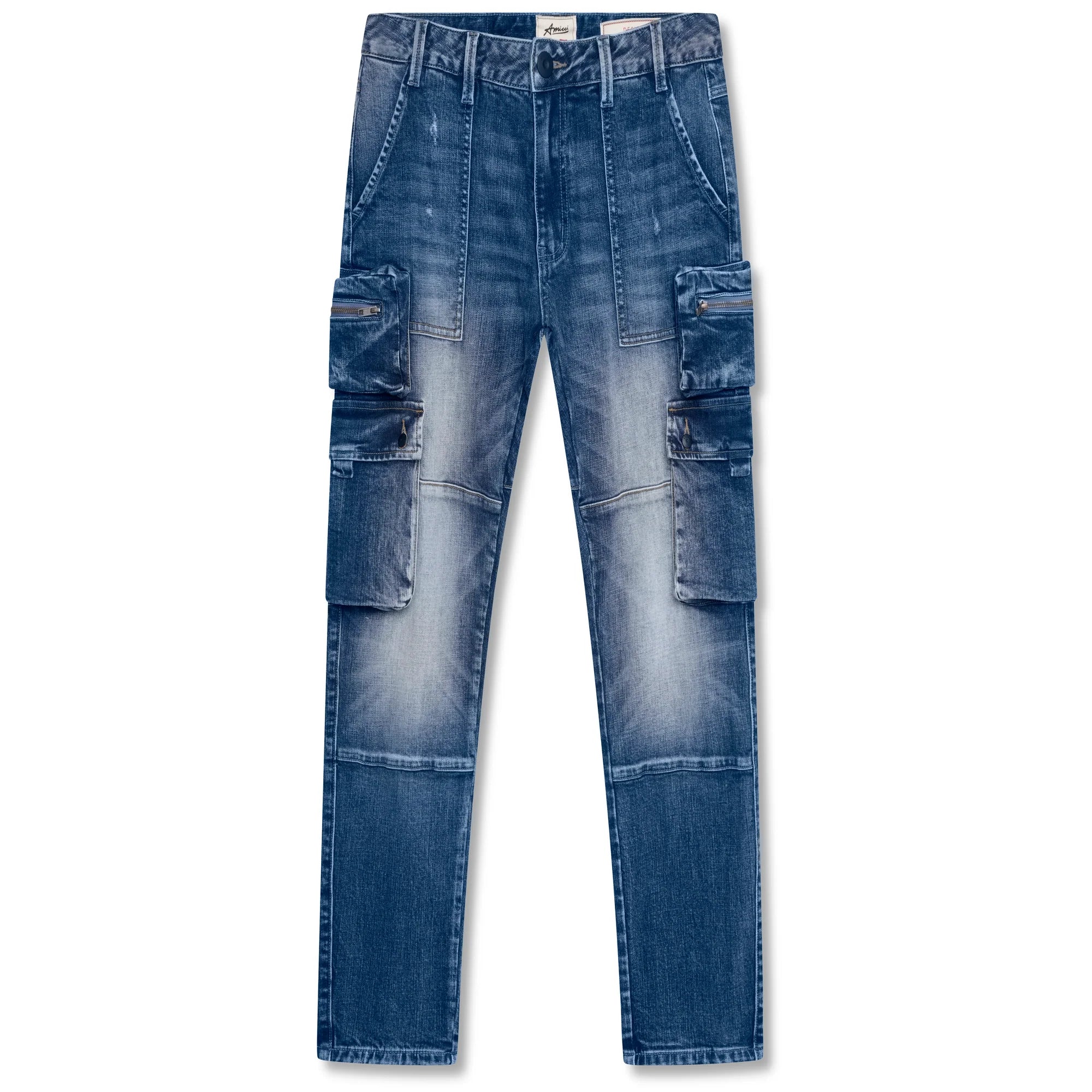 Amicci Cassara Cargo Jeans Blue