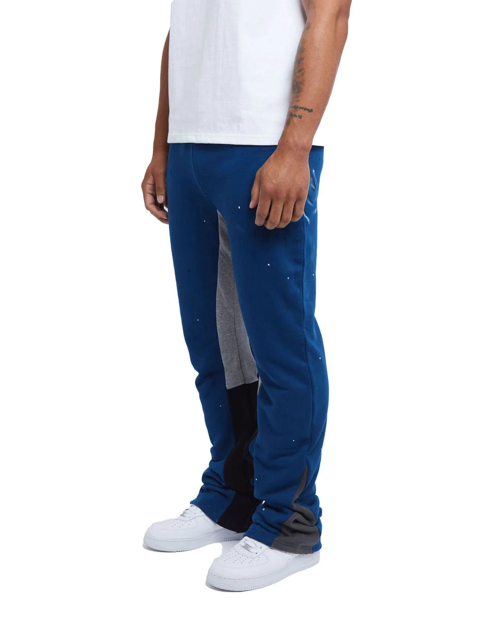 Amicci Melfi Flare Joggers Blue