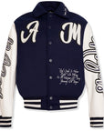 Amicci Guilliano Wool Varsity Jacket