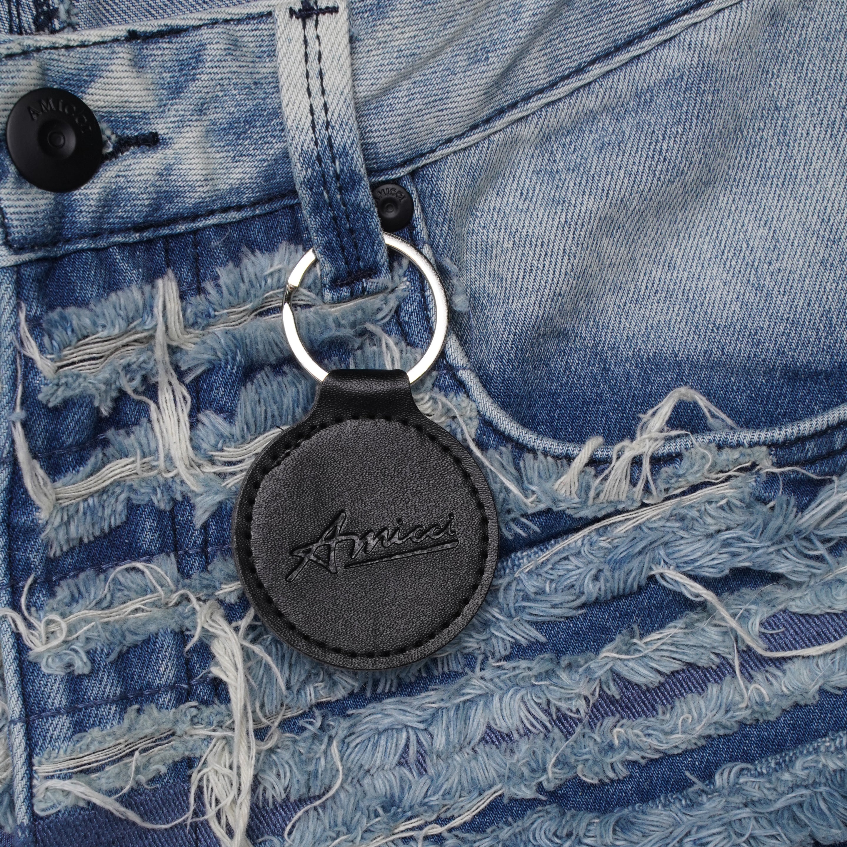 Sassari Frayed Blue Denim Shorts – ready2ware-nl