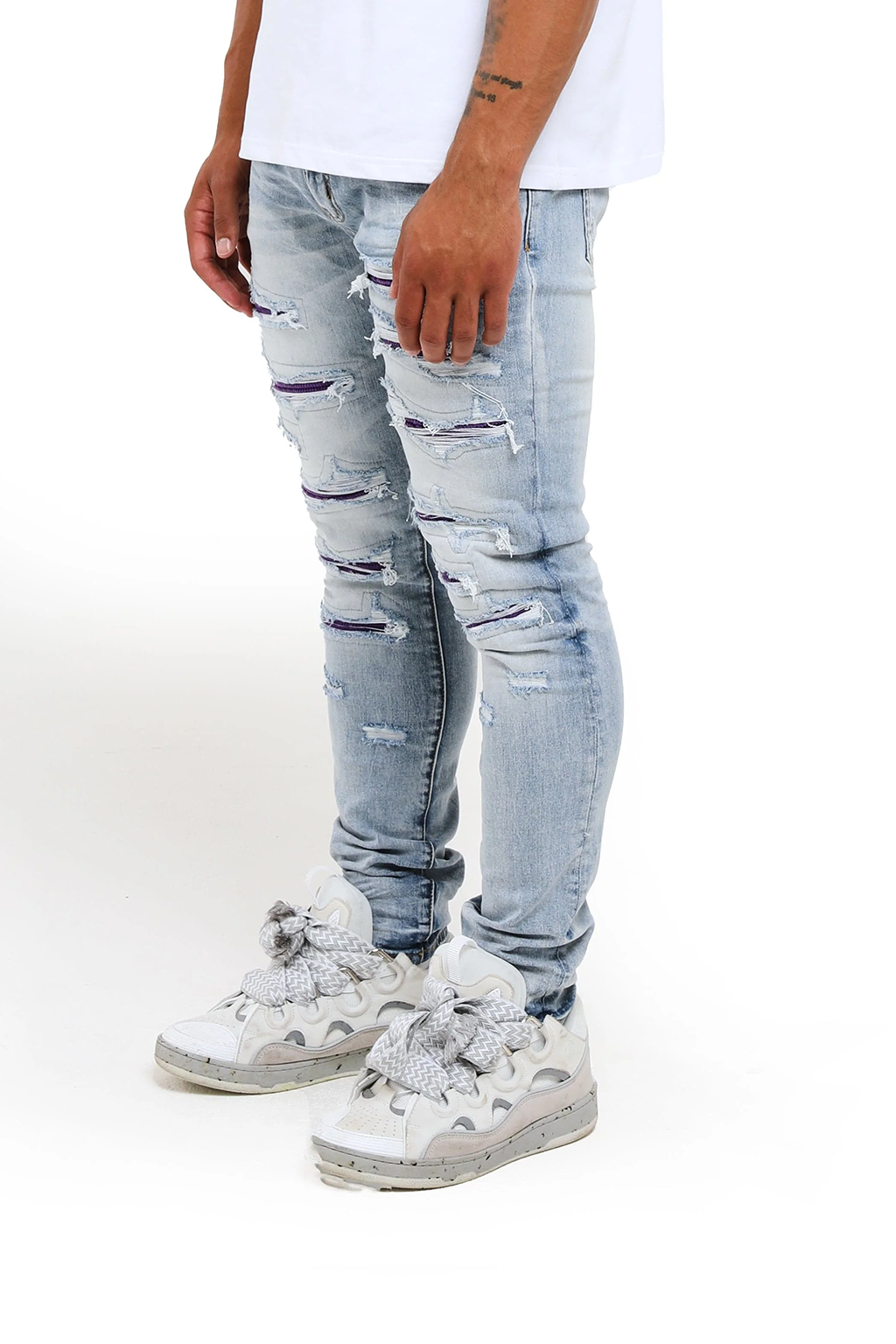 Amicci Sanko Denim Jean Purple